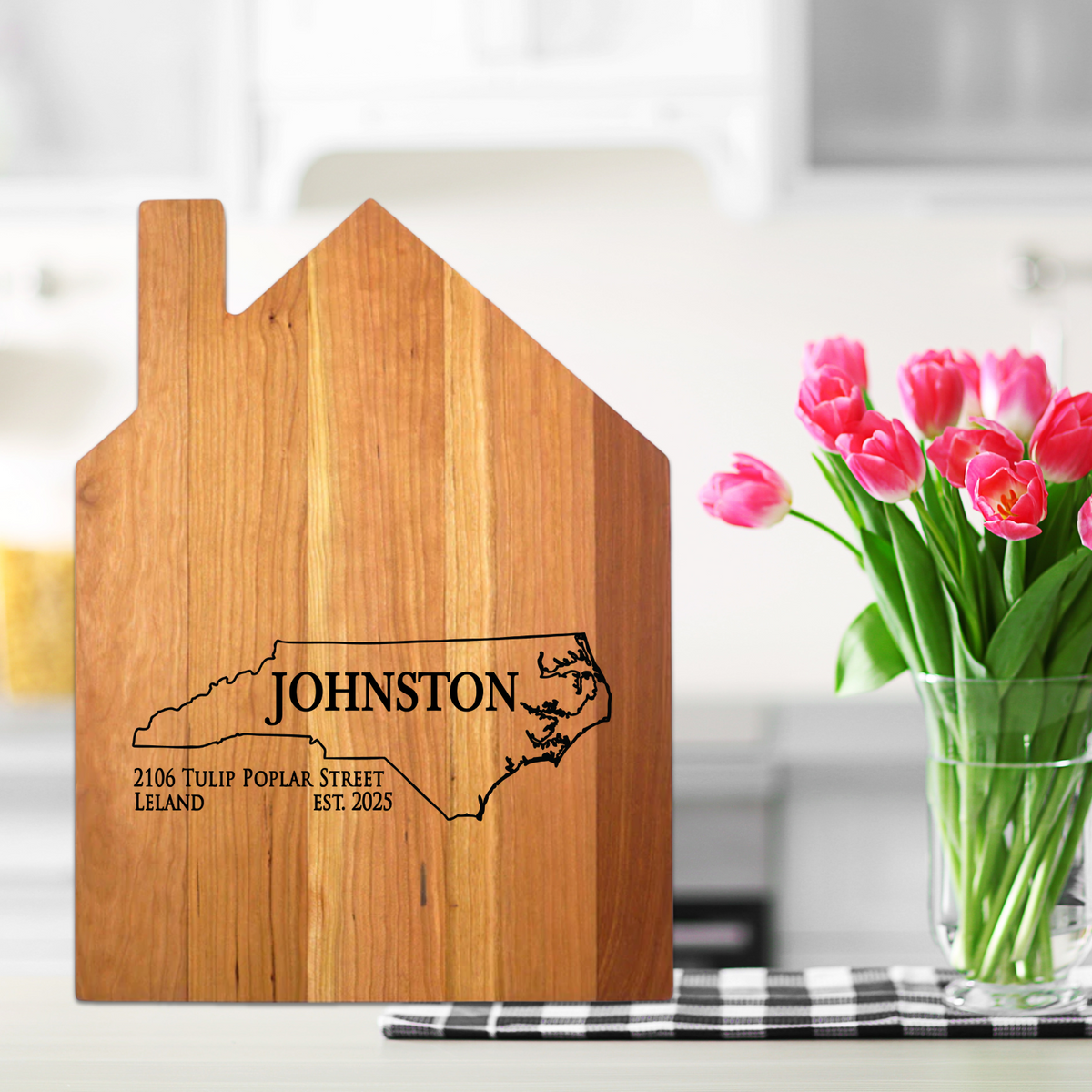 Custom Engraved House Board 12x16 – Jellyfish Tide