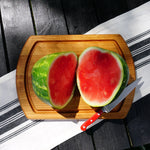 Reversible Turnabout Cutting Board with Cradle Well 20x14
